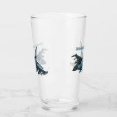Military Fighter Jet Plane Cartoon Glas (Links)