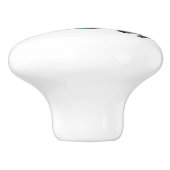 Military Fighter Jet Plane Cartoon Keramikknauf (Seitenansicht)