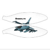 Military Fighter Jet Plane Cartoon Mini Basketball (Panele)