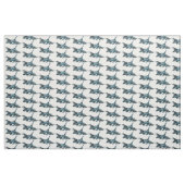 Military Fighter Jet Plane Cartoon Stoff (Fat Quarter (45,7 x 55,9 cm))