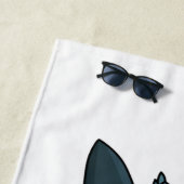 Military Fighter Jet Plane Cartoon Strandtuch (Beispiel)