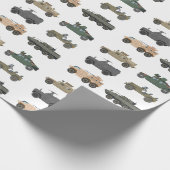 Military Geschenkpapier (Ecke)