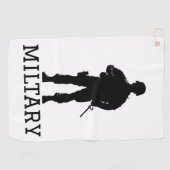 Military Golf Gifts for Father's Day Golfhandtuch (Horizontal)