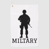 Military Golf Gifts for Father's Day Golfhandtuch (Vorderseite)