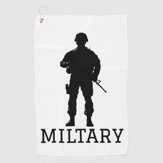 Military Golf Gifts for Father's Day Golfhandtuch (Vorderseite)