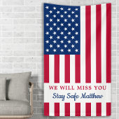 Military Goway Party Personalisiert USA Flag Banner