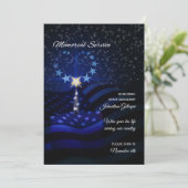 Military Memorial Service Einladung (Stehend Vorderseite)