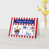 Military Mom Birthday Card Karte (Gelbe Blume)