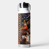 Military Monogramed Zuhause of the Free Trinkflasche (Vorderseite)