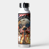 Military Monogramed Zuhause of the Free Trinkflasche (Links)