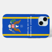 Military Navy Defense emblem personalize Case-Mate iPhone Hülle (Rückseite (Horizontal))