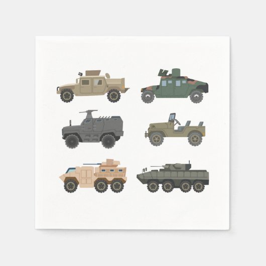 Military Paper Napkins Serviette (Vorderseite)