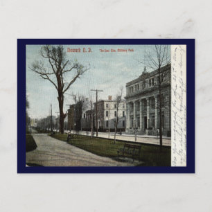 Military Park, Newark New Jersey 1908 Vintage Postkarte