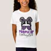 Military - Purple Up Military Child T-Shirt (Vorderseite)