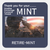 Military retirement sticker (Vorderseite)