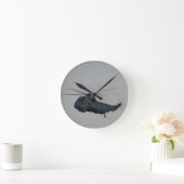 Military Sea King Helicopter Runde Wanduhr (Zuhause)