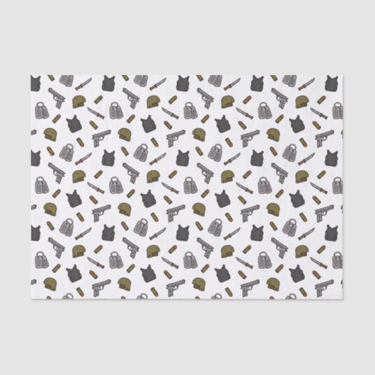 Military Seidenpapier (Vorderseite)