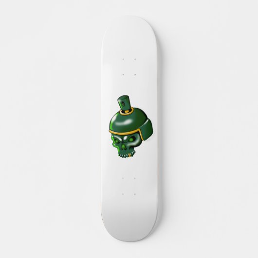military skull skateboard (Vorne)