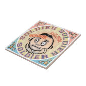 Military Soldier tile Fliese (Seite)