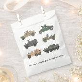 Military Tanks Favor Bags Geschenktütchen (Ausgeschnitten)