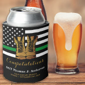 Military Thin Green Line Personalized Dosenkühler