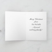 Military USA Anpassbar frohe Weihnachten (Innenseite)