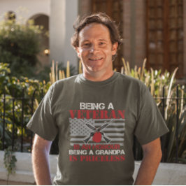 Military Veteran Opa Patriotic T-Shirt