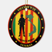 Military Vietnam War Veteran Custom Ornament (Links)