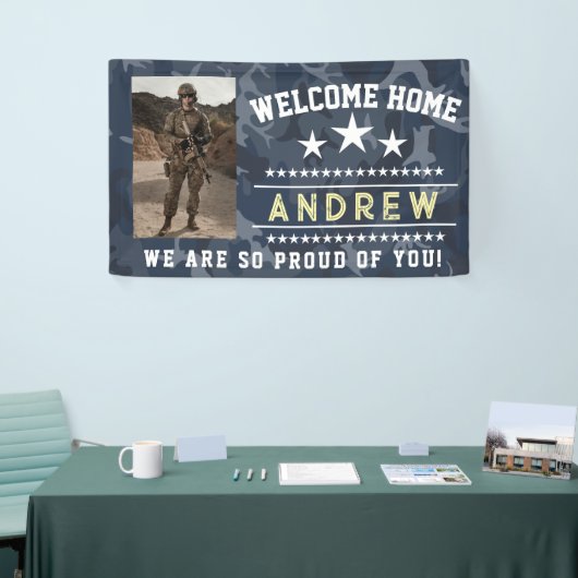 Military Welcome Home Banner - Army National Guard (Messeveranstaltung)