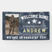 Military Welcome Home Banner - Army National Guard (Horizontal)