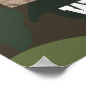 Military Welcome Home Banner - Army National Guard Poster (Ecke)