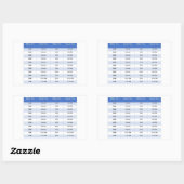 Militärzeitaufkleber Rechteckiger Aufkleber (Blatt)