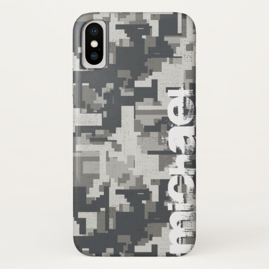 Militärziegel grau Case-Mate iPhone hülle (Rückseite)