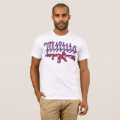 Militia Declaration Tee, Patriotic America Shirt (Vorne ganz)