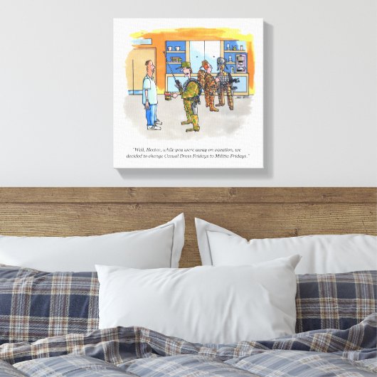 Militia Freitags Leinwand (Insitu (Schlafzimmer))