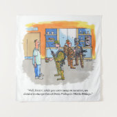 Militia Fridays Tapestes Wandteppich (Vorderseite)