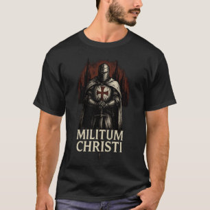Militum Christi - katholischer Tempelritter-Kreuzr T-Shirt