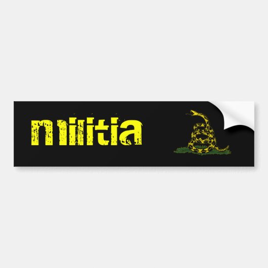 Miliz Autoaufkleber (Vorne)