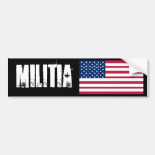 Miliz Autoaufkleber (Vorne)