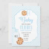 Milk and Cookies blaue Babyparty