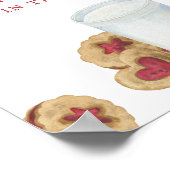 Milk and Cookies - Guess how many candies Poster (Ecke)
