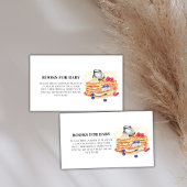 Milk Berry Pancake Brunch Bücher für Babydusche Begleitkarte