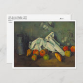 Milk Can and Apples von Cezanne Postkarte (Vorne/Hinten)