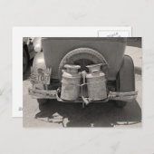 Milk Cans 1939 Postkarte (Vorne/Hinten)
