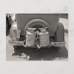 Milk Cans, 1939 Postkarte