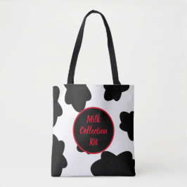 "Milk Collection Kit" Kuh Print Tasche