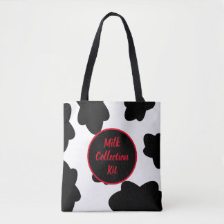 "Milk Collection Kit" Kuh Print Tasche