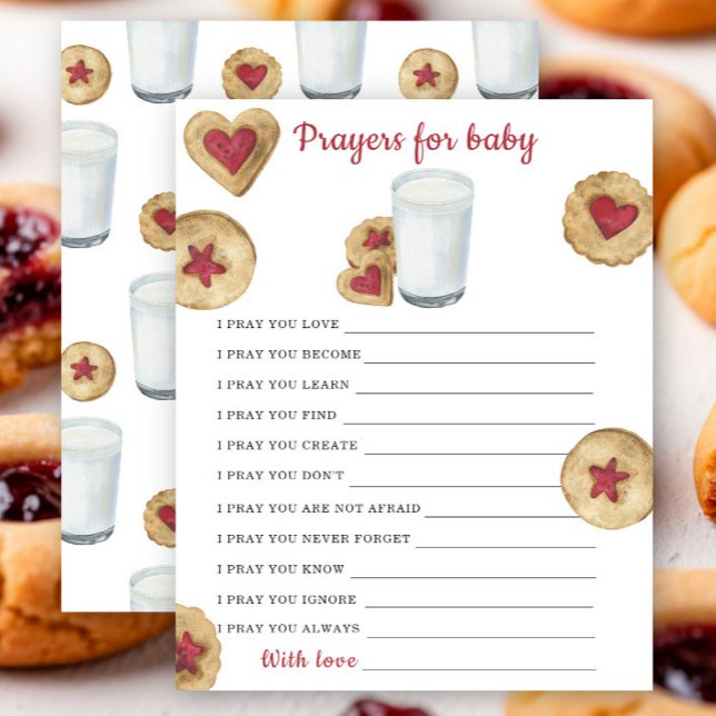 Milk Cookies baby shower Prayers for baby (Von Creator hochgeladen)