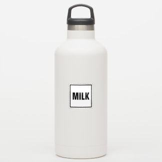 „MILK“-Etiketten-Aufkleber – minimalistisches Desi Aufkleber