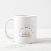 Milk Good Day Neutral Minimal Mug Kaffeetasse (Links)